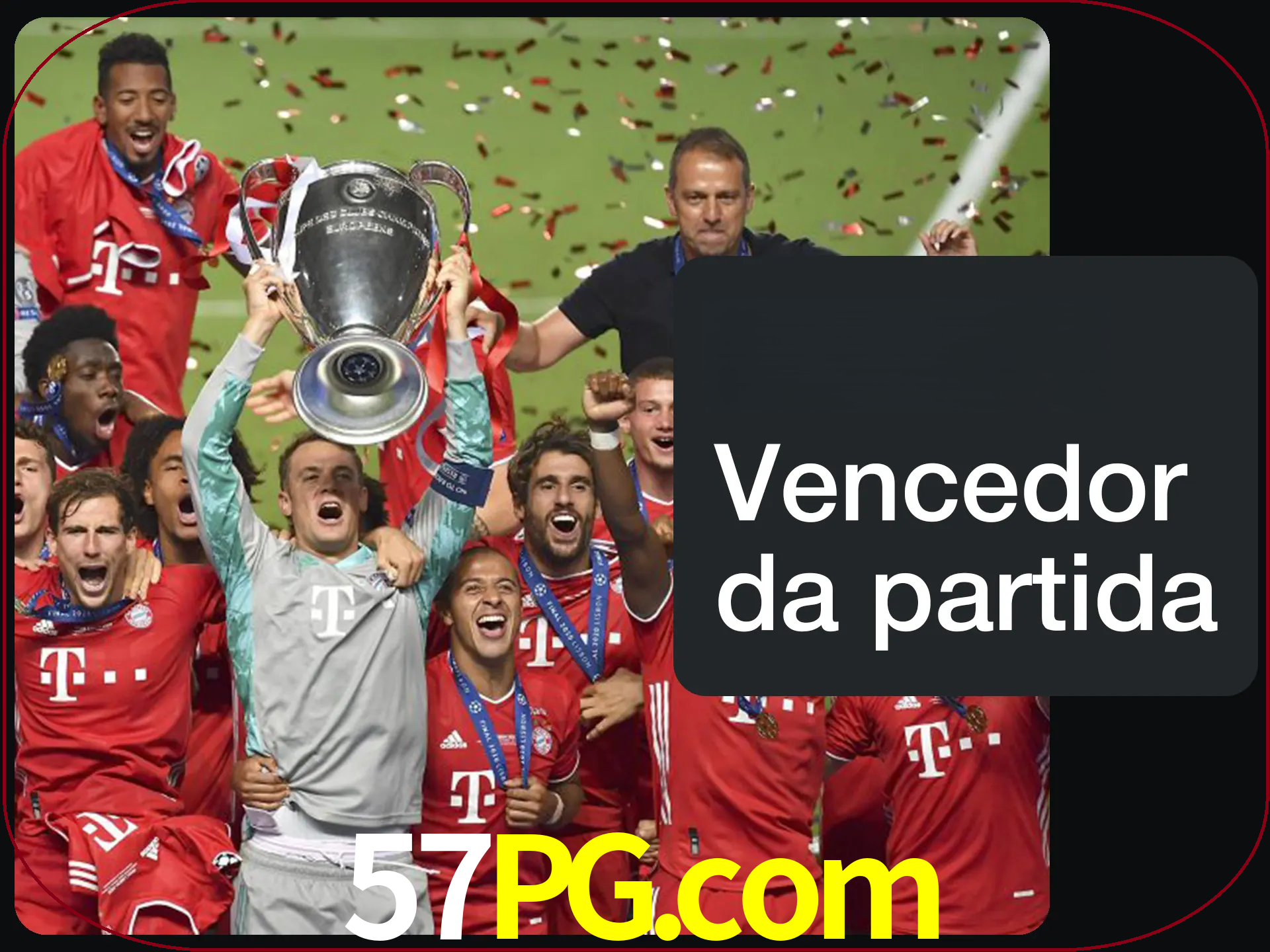 Aposte no vencedor e ganhe uma grande quantia de dinheiro.