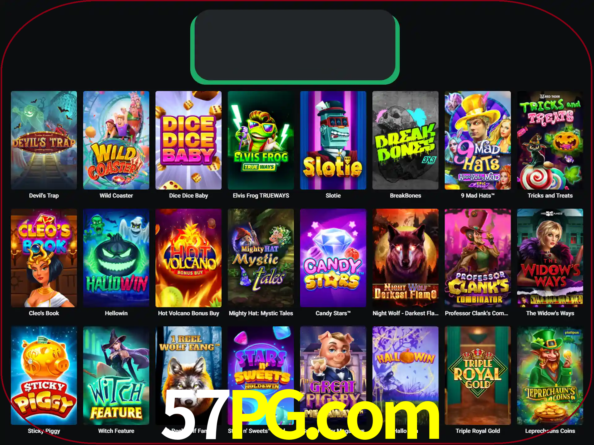 Procure por seus amados jogos de slot.
